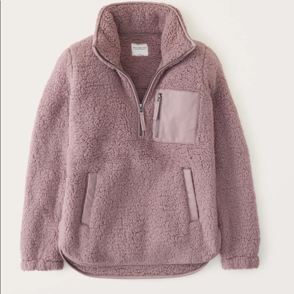 Abercrombie & Fitch Jackets & Blazers - Abercrombie and Fitch Oversized Fleece Pull- Over Size: Small